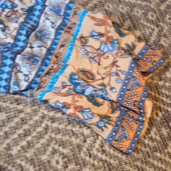 Floral Print Women's Robe - Picture 5 of 6